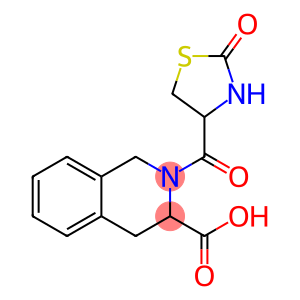 2-[(2-oxo-1,3-thiazolidin-4-yl)carbonyl]-1,2,3,4-tetrahydroisoquinoline-3-carboxylic acid