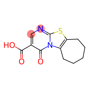 4-oxo-7,8,9,10-tetrahydro-4H,6H-cyclohepta[4,5][1,3]thiazolo[3,2-a]pyrimidine-3-carboxylic acid