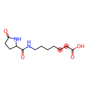 7-{[(5-oxopyrrolidin-2-yl)carbonyl]amino}heptanoic acid