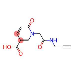 6-oxo-1-[(prop-2-yn-1-ylcarbamoyl)methyl]-1,6-dihydropyridine-3-carboxylic acid