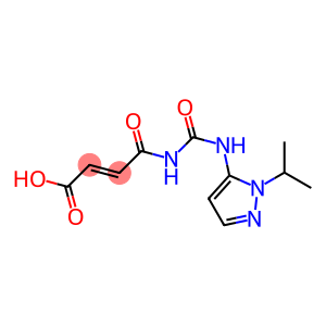 4-oxo-4-({[1-(propan-2-yl)-1H-pyrazol-5-yl]carbamoyl}amino)but-2-enoic acid
