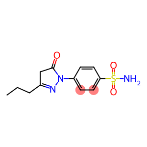4-(5-oxo-3-propyl-4,5-dihydro-1H-pyrazol-1-yl)benzene-1-sulfonamide