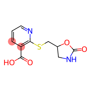 2-{[(2-oxo-1,3-oxazolidin-5-yl)methyl]sulfanyl}pyridine-3-carboxylic acid