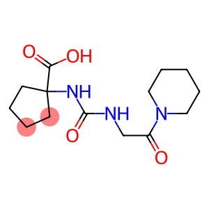 1-({[2-oxo-2-(piperidin-1-yl)ethyl]carbamoyl}amino)cyclopentane-1-carboxylic acid