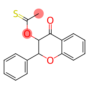 4-oxo-2-phenyl-3,4-dihydro-2H-chromen-3-yl ethanethioate