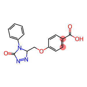 4-((4-oxo-5-phenyl-2,3,5-triazolinyl)methoxy)benzoic acid