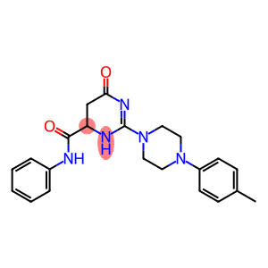 6-OXO-N-PHENYL-2-(4-P-TOLYLPIPERAZIN-1-YL)-3,4,5,6-TETRAHYDROPYRIMIDINE-4-CARBOXAMIDE