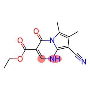 4-Oxo-6-methyl-7-methyl-8-cyano-1,4-dihydropyrrolo[1,2-a]pyrimidine-3-carboxylic acid ethyl ester