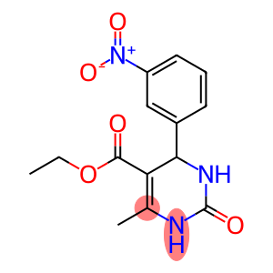 2-Oxo-4-methyl-6-(3-nitrophenyl)-1,2,3,6-tetrahydropyrimidine-5-carboxylic acid ethyl ester