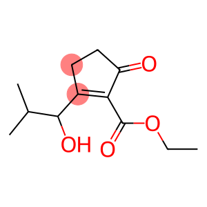 5-Oxo-2-(1-hydroxy-2-methylpropyl)-1-cyclopentene-1-carboxylic acid ethyl ester