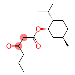3-Oxohexanoic acid (1R,3R,4S)-p-menth-3-yl ester