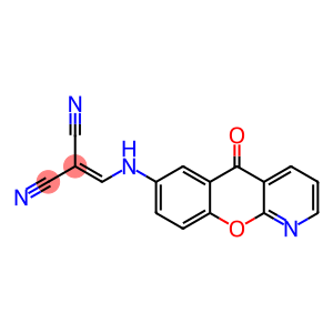 2-{[(5-oxo-5H-chromeno[2,3-b]pyridin-7-yl)amino]methylidene}malononitrile