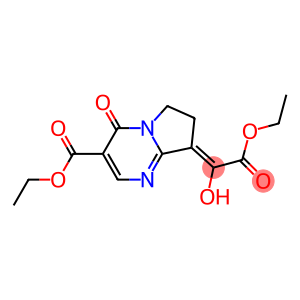 2-[(4-Oxo-3-ethoxycarbonyl-4,6,7,8-tetrahydropyrrolo[1,2-a]pyrimidin)-8-ylidene]-2-hydroxyacetic acid ethyl ester