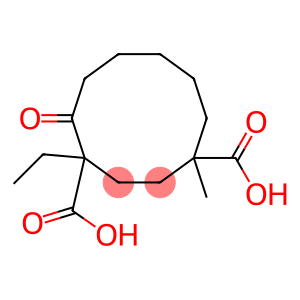 5-Oxocyclodecane-1,4-dicarboxylic acid 1-methyl-4-ethyl ester