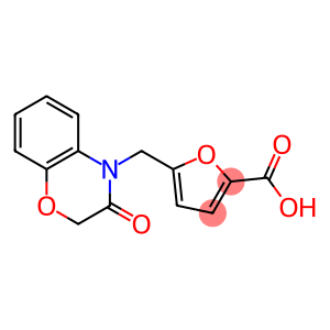 5-[(3-oxo-3,4-dihydro-2H-1,4-benzoxazin-4-yl)methyl]furan-2-carboxylic acid