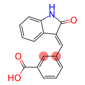 3-[(2-oxo-1,2-dihydro-3H-indol-3-yliden)methyl]benzenecarboxylic acid