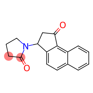 1-(1-OXO-2,3-DIHYDRO-1H-CYCLOPENTA[A]-NAPHTHALEN-3-YL)-PYRROLIDIN-2-ONE
