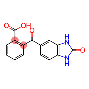 2-[(2-oxo-2,3-dihydro-1H-1,3-benzodiazol-5-yl)carbonyl]benzoic acid