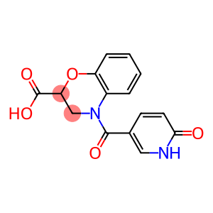 4-[(6-oxo-1,6-dihydropyridin-3-yl)carbonyl]-3,4-dihydro-2H-1,4-benzoxazine-2-carboxylic acid