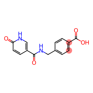 4-({[(6-oxo-1,6-dihydropyridin-3-yl)carbonyl]amino}methyl)benzoic acid