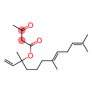 Acetoacetic acid 1,5,9-trimethyl-1-vinyl-5,8-decadienyl ester