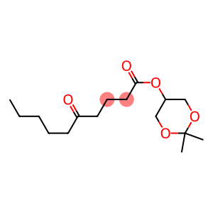 5-Oxodecanoic acid 1,3-isopropylidenebisoxypropan-2-yl ester