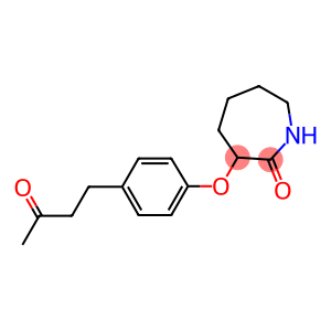3-[4-(3-oxobutyl)phenoxy]azepan-2-one