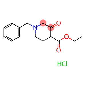 3-OXO-1-BENZYL-4-PIPERIDINECARBOXYLIC ACID ETHYL ESTER HYDROCHLORIDE