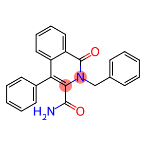 1-Oxo-2-benzyl-4-(phenyl)-1,2-dihydroisoquinoline-3-carboxamide