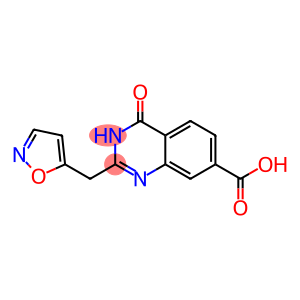 2-(1,2-oxazol-5-ylmethyl)-4-oxo-3,4-dihydroquinazoline-7-carboxylic acid