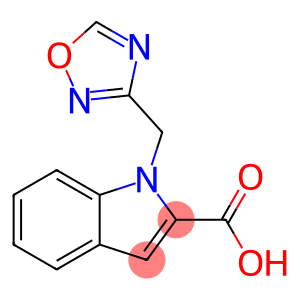 1-(1,2,4-oxadiazol-3-ylmethyl)-1H-indole-2-carboxylic acid