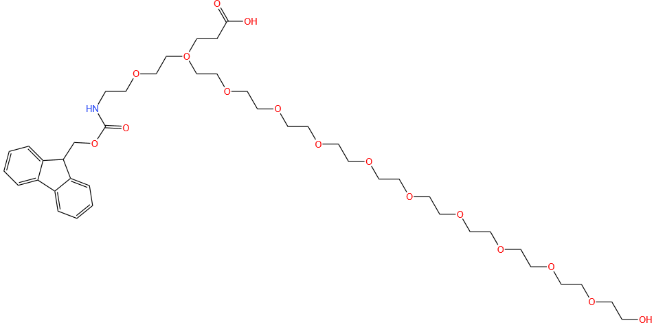 O-(N-FMOC-2-AMINOETHYL)-O'-(2-CARBOXYETHYL)-UNDECAETHYLENEGLYCOL