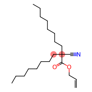 2-Octyl-2-cyanodecanoic acid (2-propenyl) ester