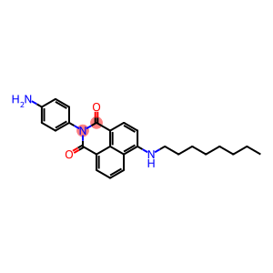 6-(Octylamino)-2-[4-aminophenyl]-2H-benzo[de]isoquinoline-1,3-dione