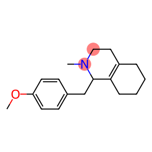 1,2,3,4,5,6,7,8-Octahydro-1-(4-methoxybenzyl)-2-methylisoquinoline