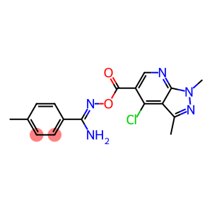 O1-[(4-chloro-1,3-dimethyl-1H-pyrazolo[3,4-b]pyridin-5-yl)carbonyl]-4-methylbenzene-1-carbohydroximamide