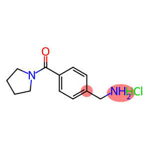 1-[4-(PYRROLIDIN-1-YLCARBONYL)PHENYL]METHANAMINE HYDROCHLORIDE