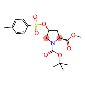 1,2-PYRROLIDINEDICARBOXYLIC ACID, 4-[[(4-METHYL-PHENYL)SULFONYL]OXY]-1-(1,1-DIMETHYLETHYL)-2-METHYL ESTER, (2S,4S )-CIS
