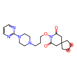 8-[3-[4-(2-Pyrimidinyl)-1-piperazinyl]propyloxy]-8-azaspiro[4.5]decane-7,9-dione