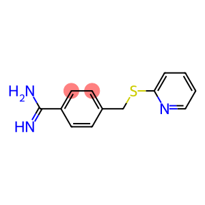 4-[(pyridin-2-ylsulfanyl)methyl]benzene-1-carboximidamide