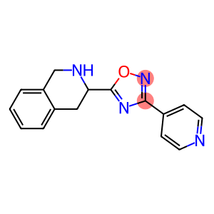 3-(pyridin-4-yl)-5-(1,2,3,4-tetrahydroisoquinolin-3-yl)-1,2,4-oxadiazole