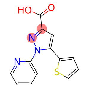 1-(pyridin-2-yl)-5-(thiophen-2-yl)-1H-pyrazole-3-carboxylic acid