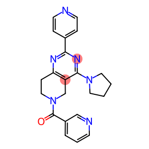 PYRIDIN-3-YL-(2-PYRIDIN-4-YL-4-PYRROLIDIN-1-YL-7,8-DIHYDRO-5H-PYRIDO[4,3-D]PYRIMIDIN-6-YL)-METHANONE