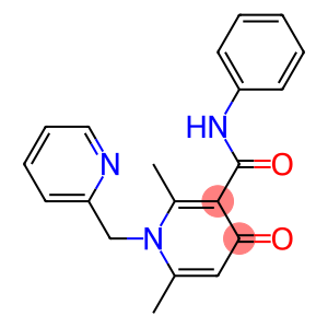 1-(2-Pyridinylmethyl)-1,4-dihydro-2,6-dimethyl-N-phenyl-4-oxopyridine-3-carboxamide