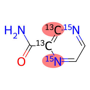 Pyrazinamide-13C2,15N2