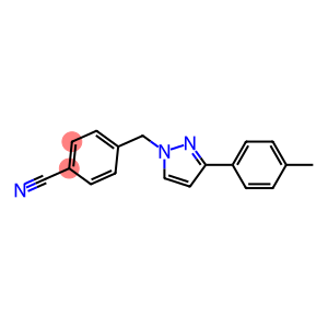 4-((3-p-tolyl-1H-pyrazol-1-yl)methyl)benzonitrile
