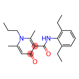 1-Propyl-1,4-dihydro-2,6-dimethyl-N-(2,6-diethylphenyl)-4-oxopyridine-3-carboxamide