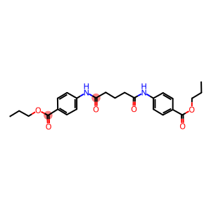 propyl 4-({5-oxo-5-[4-(propoxycarbonyl)anilino]pentanoyl}amino)benzoate