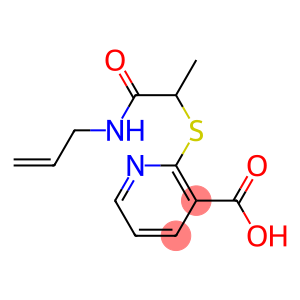 2-{[1-(prop-2-en-1-ylcarbamoyl)ethyl]sulfanyl}pyridine-3-carboxylic acid