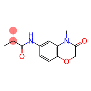 Propanamide,  N-(3,4-dihydro-4-methyl-3-oxo-2H-1,4-benzoxazin-6-yl)-2-methyl-